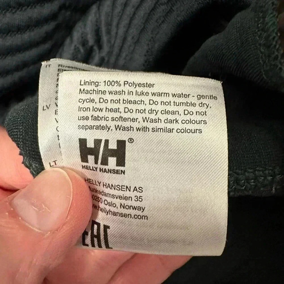 Helly Hansen Men’s Microfleece Quarter Snap Pullover Forest Green/Tan Size XL - Picture 5 of 11